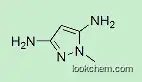 Molecular Structure of 16675-35-7 (3,5-Diamino-1-methyl-1H-pyrazole)